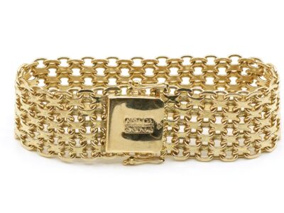Armband X-länk Guld 18K