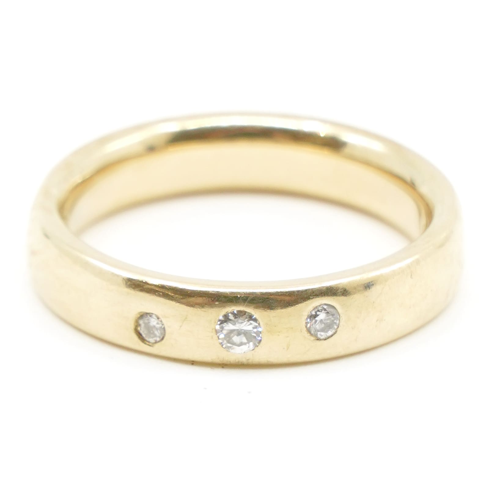 Ring med diamanter 3xca0,01-0,03ct Guld 14K