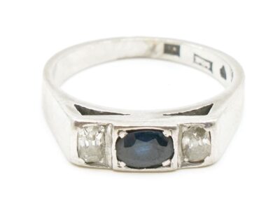 Ring med diamanter 2xca0,09ct Guld 18K