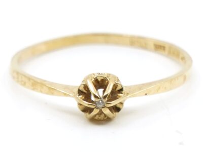 Ring Guld 18K med diamant