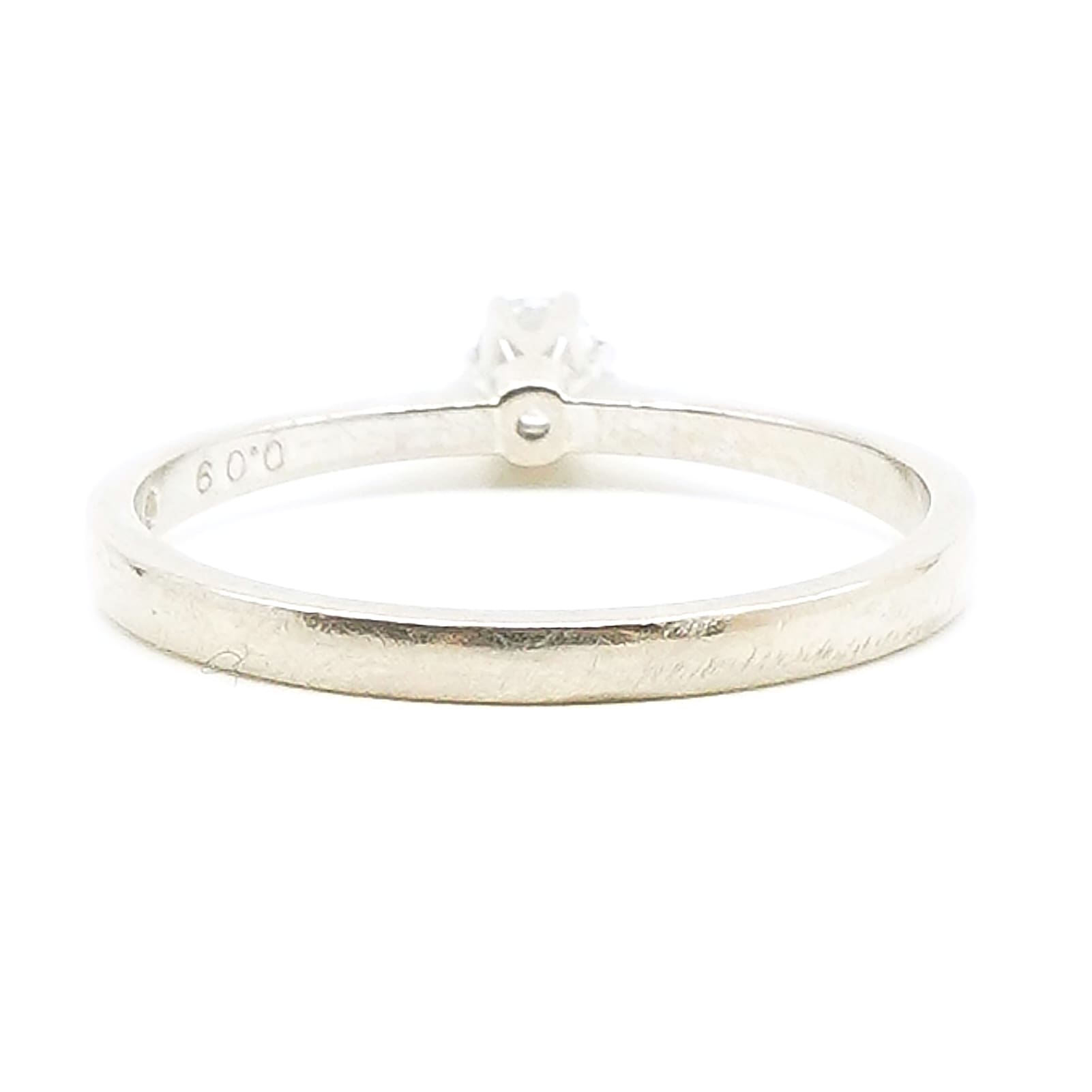 Solitärring Vitguld 18K