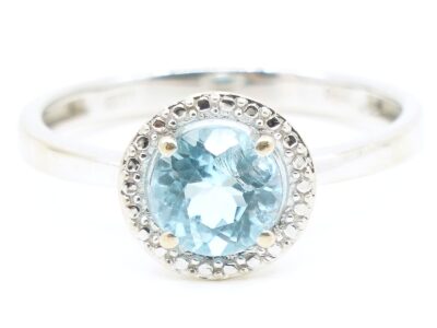 Ring Vitguld 18K