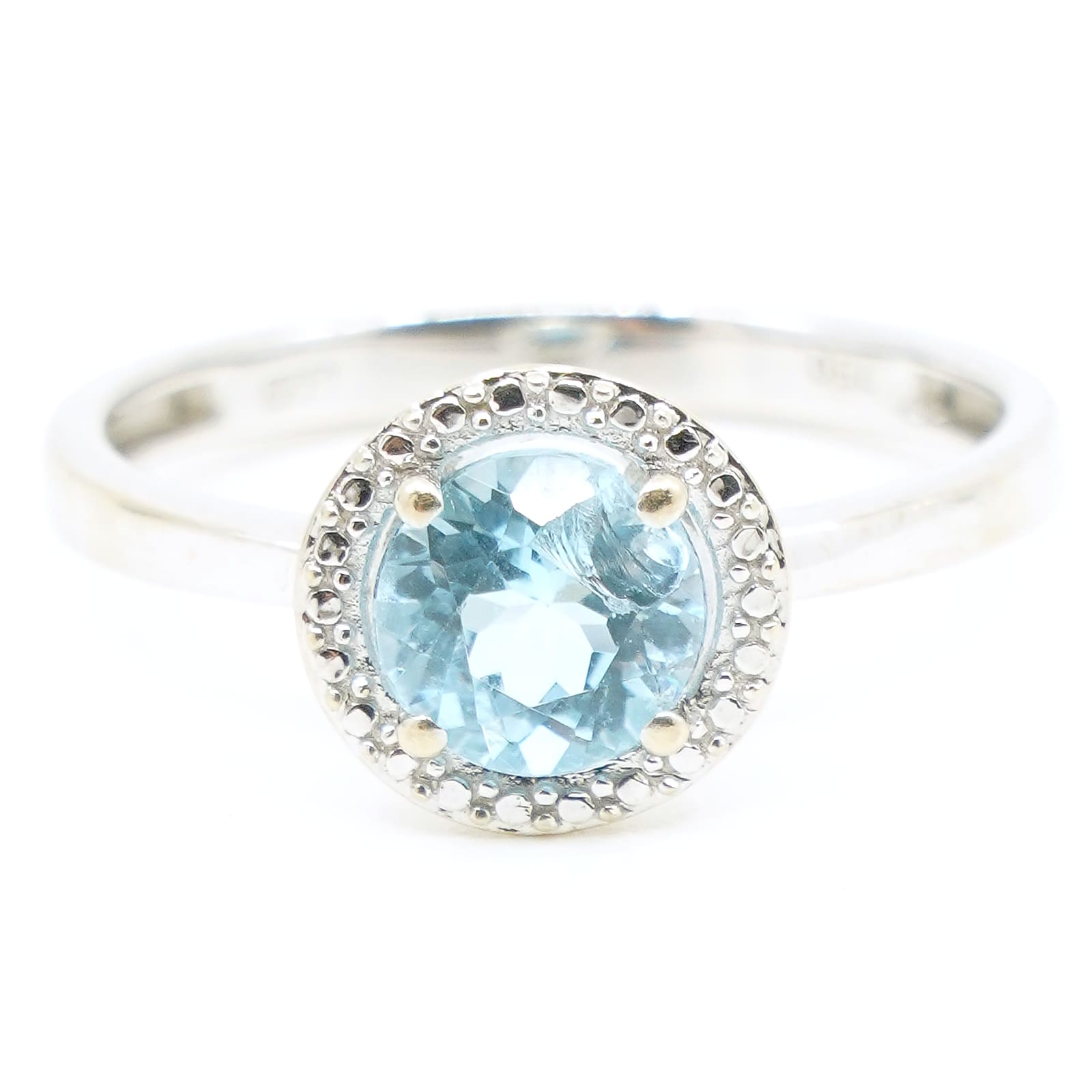 Ring Vitguld 18K