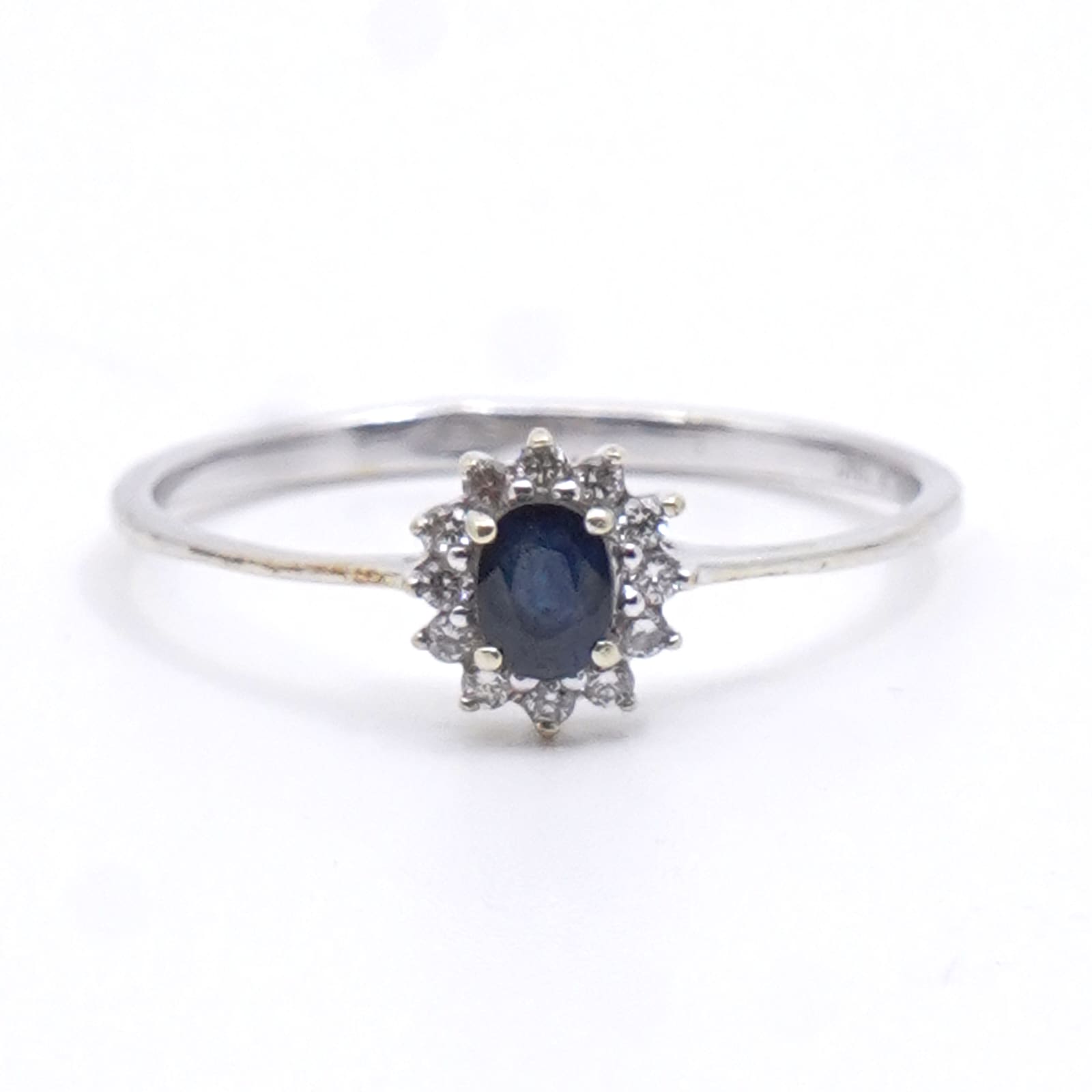 Ring vitguld 18K