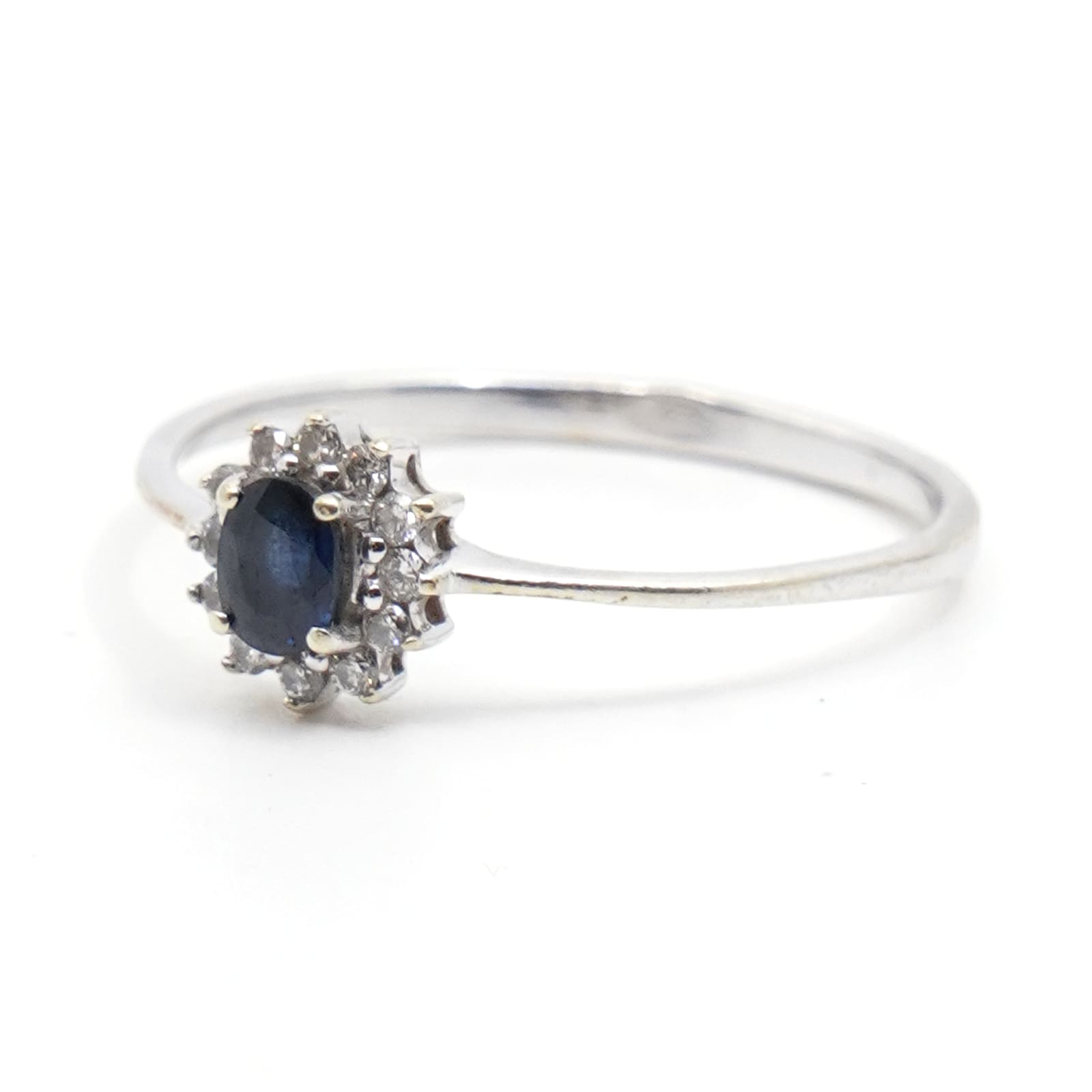Ring vitguld 18K