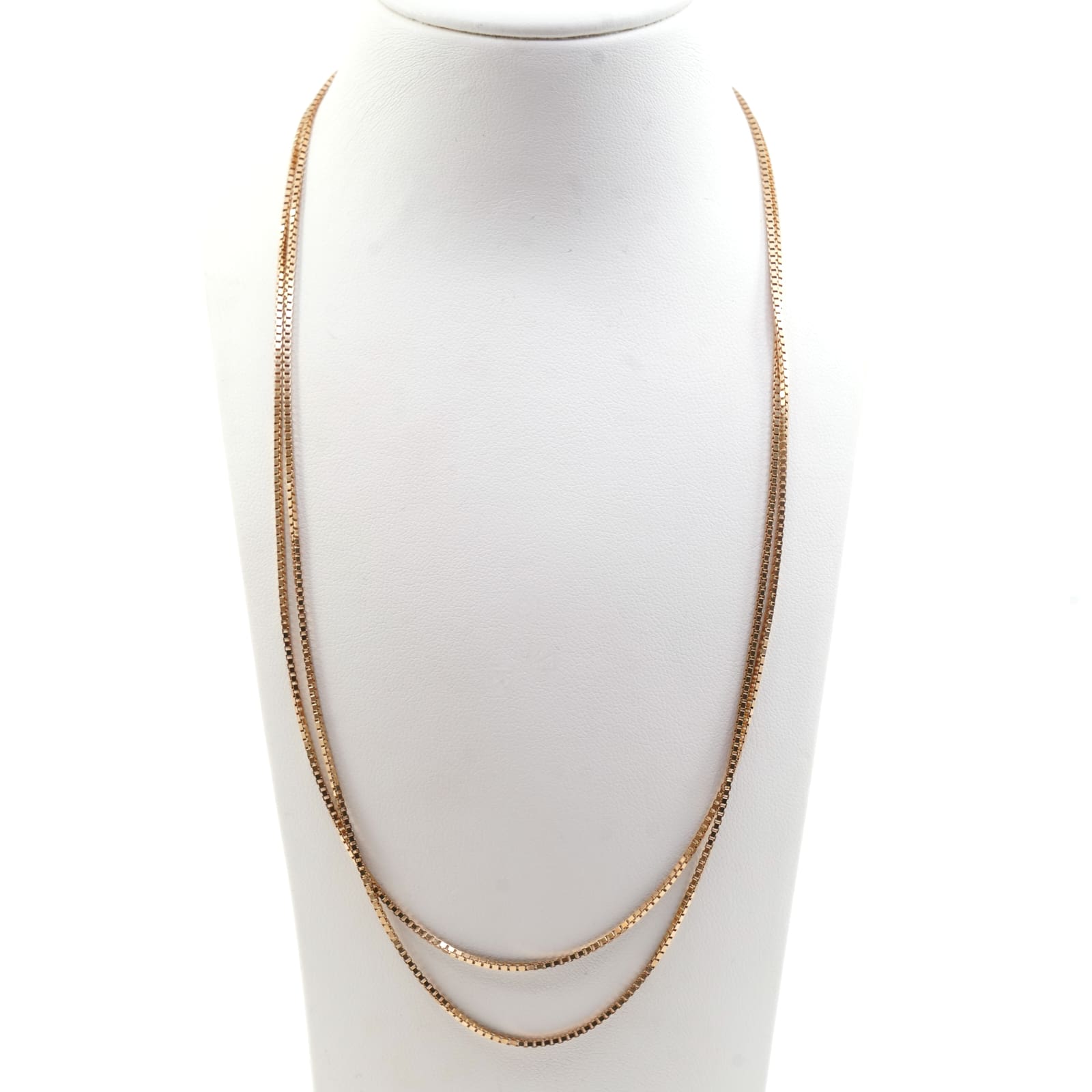 Halskedja venezia Guld 18K 7,5g Längd 80cm Bredd 1mm