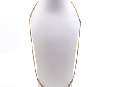 Halskedja venezia Guld 18K 9,5g Längd 49,8cm Bredd 2mm
