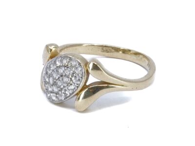 Ring 14K tvåfärgat
