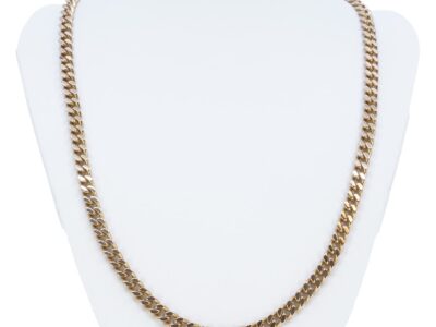 Halskedja Pansarlänk 18K 47,5cm