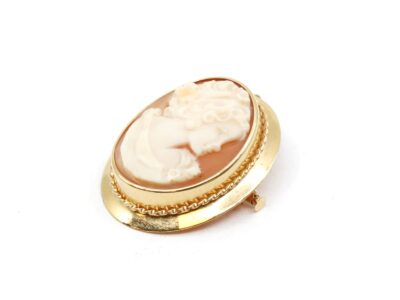 Hänge/berlock/brosch Guld 18K Med came