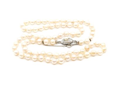 Pärlcollier Silverlås S925