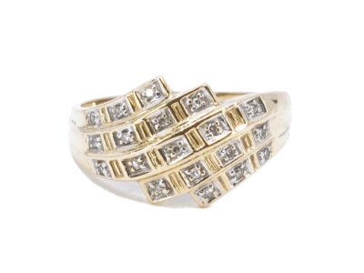 Ring med diamanter 18K Ø18¼