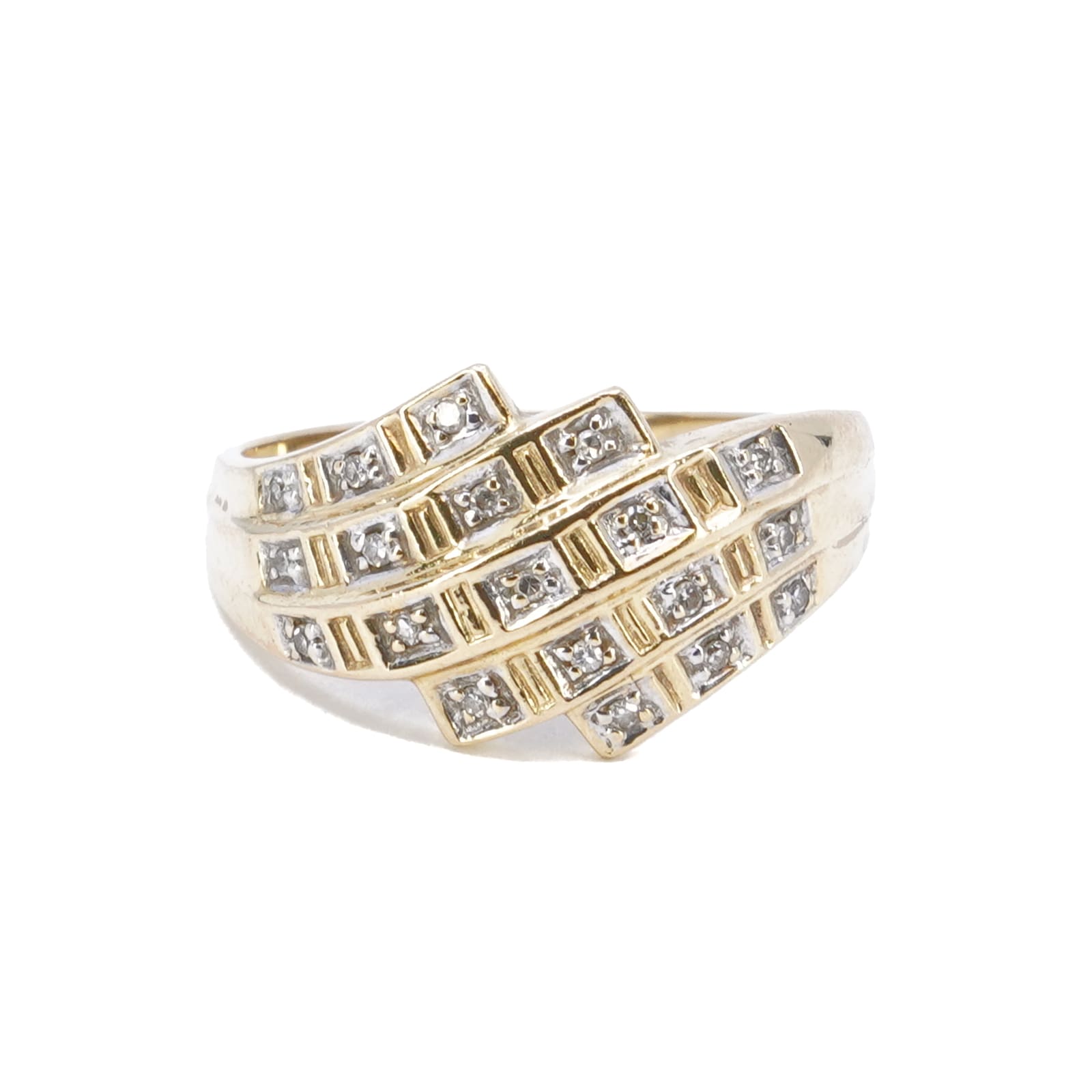 Ring med diamanter 18K Ø18¼
