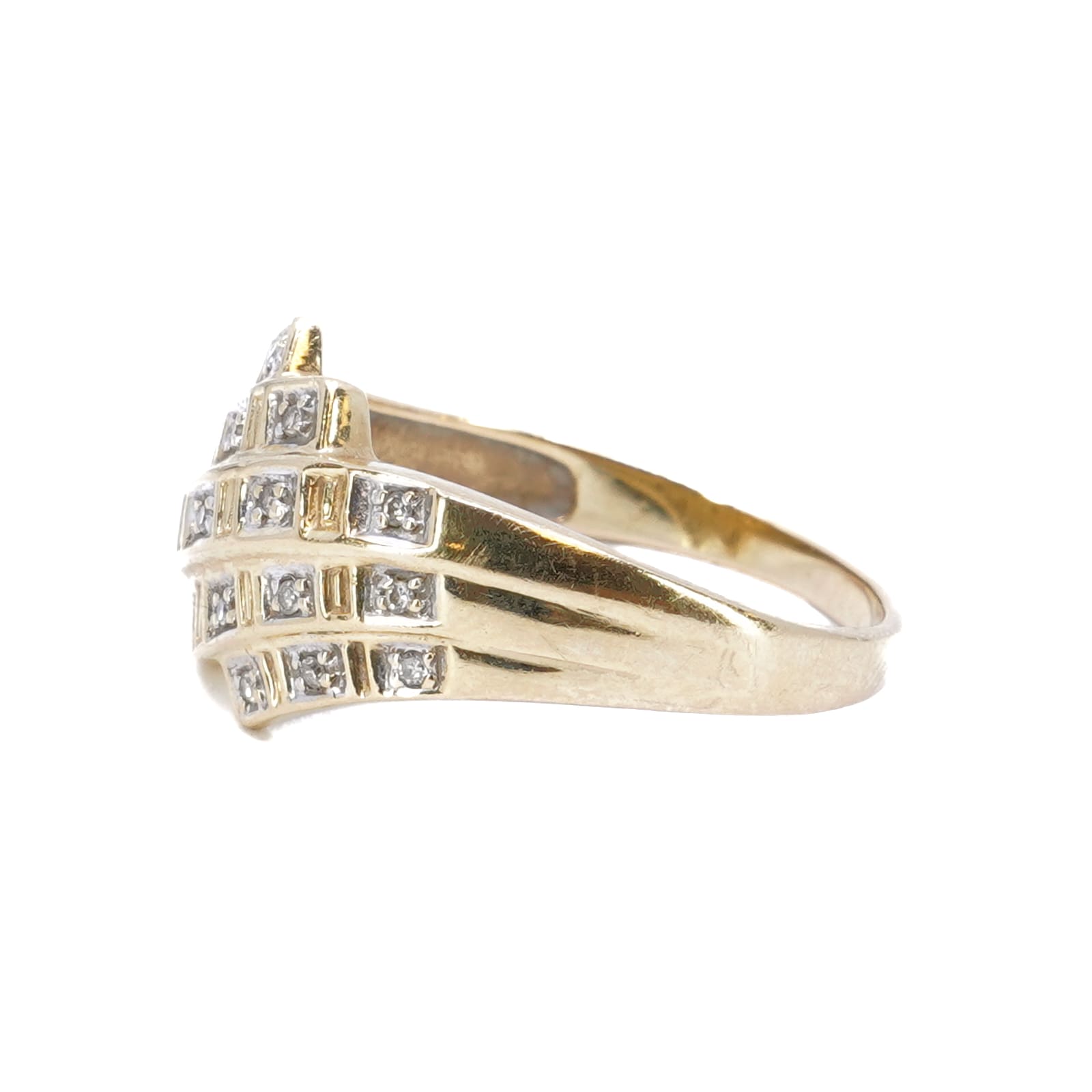 Ring med diamanter 18K Ø18¼