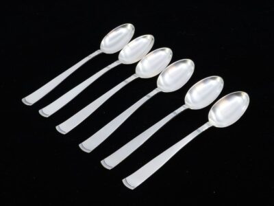 Kaffeskedar i silver modell Rosenholm – Jacob Ängman