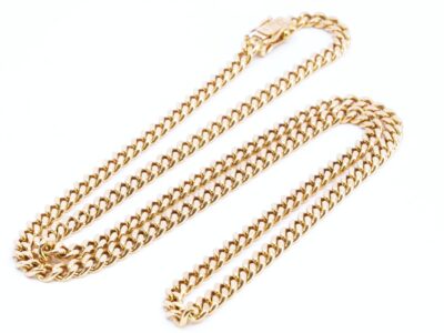 Halskedja Pansarlänk 18K 50,5cm