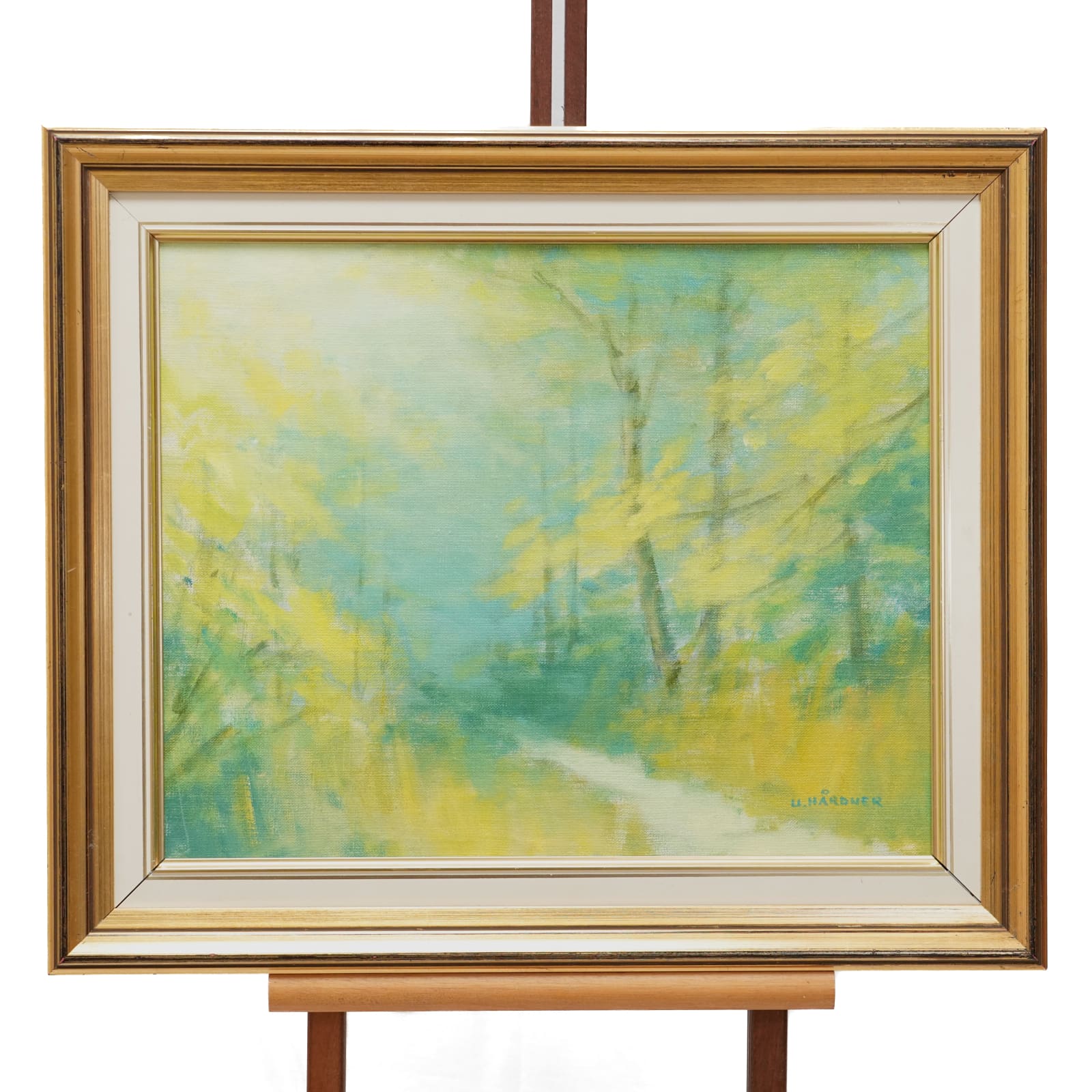 Tavla Ulf Hårdner (1942 - ) "naturmotiv" olja på duk