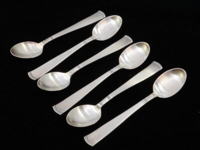 Kaffeskedar 6st silver Rosenholm - Jacob Ängman