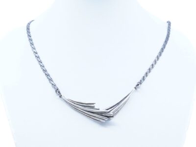 Collier med integrerat hänge sterlingsilver