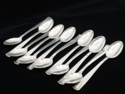 Kaffeskedar 12st silver Rosenholm – Jacob Ängman