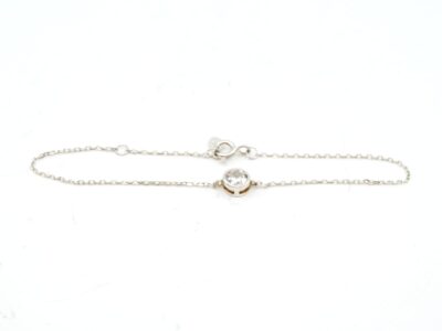 Armband Silver S925 Med vit sten