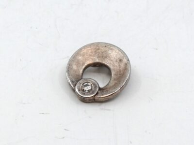 Hänge/berlock Silver S925 Med vit sten