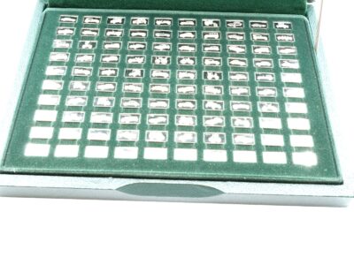 Mini plaketter "Förnämsta bilar" 100st Silver S925