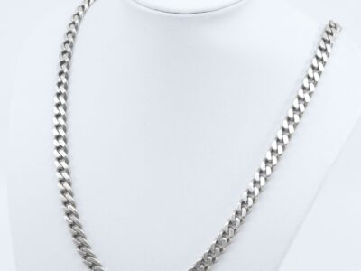 Halskedja Pansar Silver