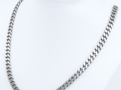 Halskedja Pansar Silver