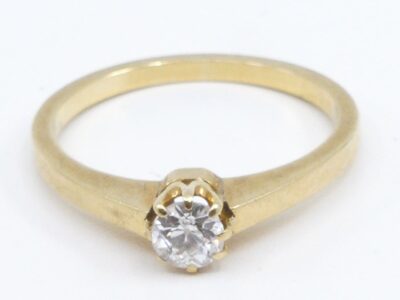 Ring Guld 18K med diamant