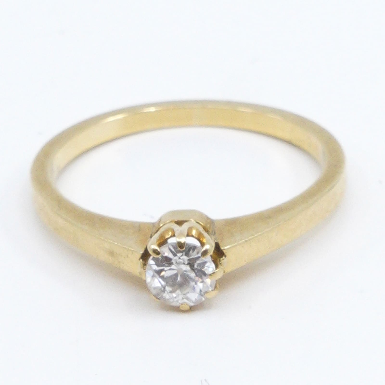 Ring Guld 18K med diamant