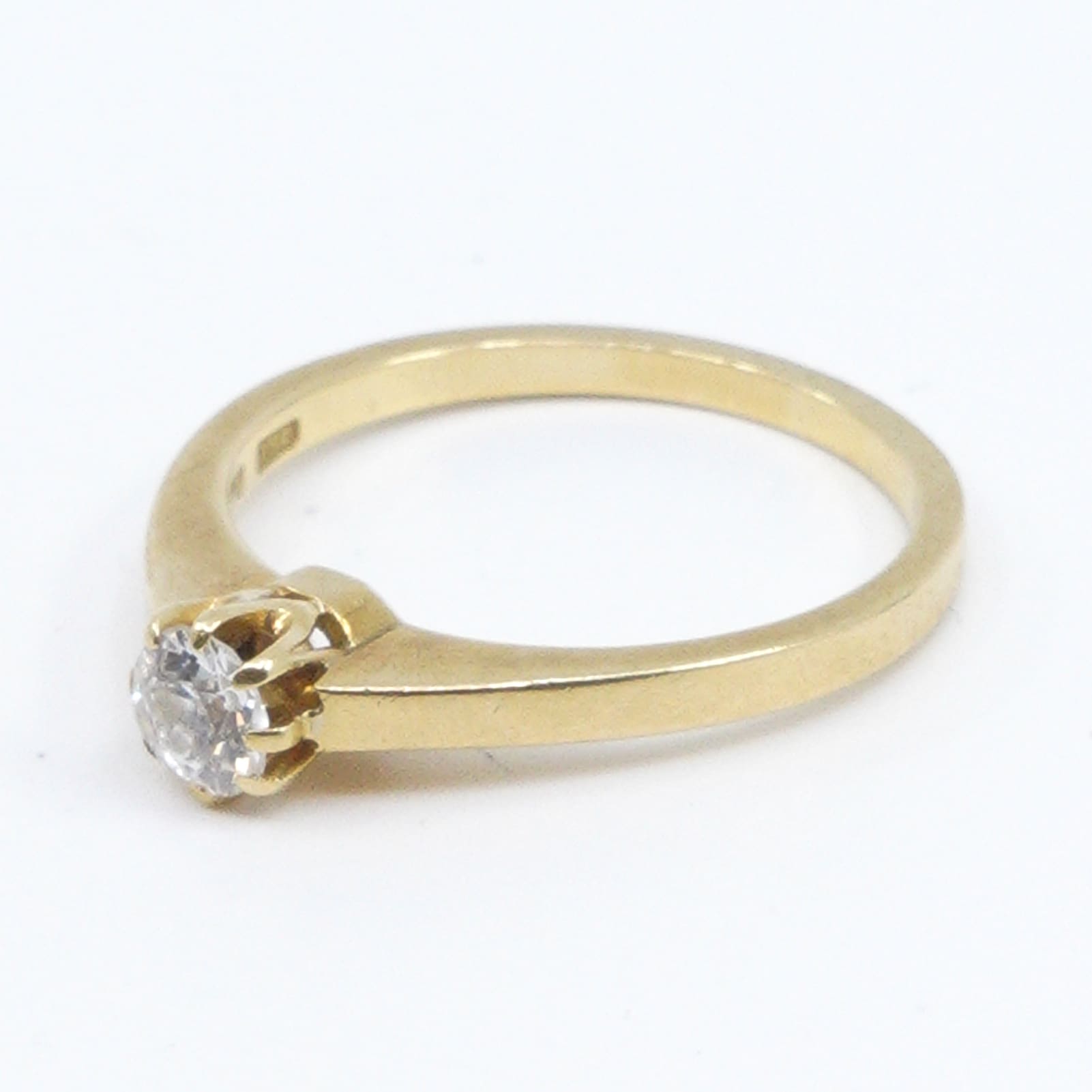 Ring Guld 18K med diamant
