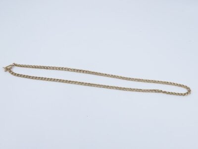 Halskedja Pansar Guld 18K 12,2g Längd 50cm Bredd 4mm