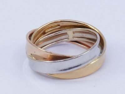 Ring trefärgat Guld
