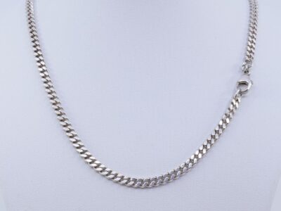 Halskedja Pansar Silver
