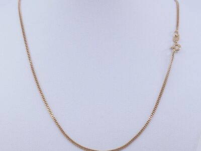 Halskedja Pansar Guld