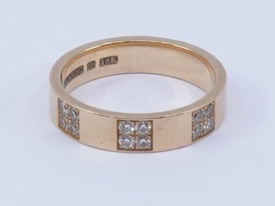 Ring Guld 18K med diamanter
