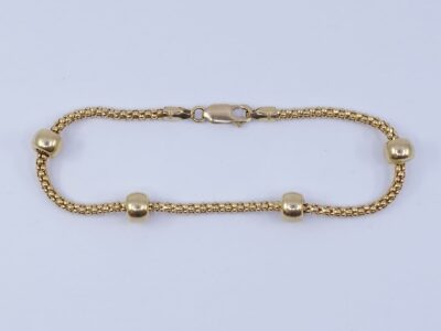 Armband ihåligt Guld 18K