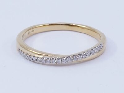 Ring Guld 18K med diamanter