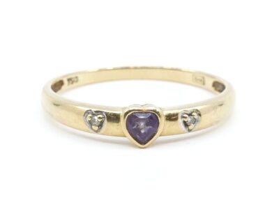 Ring Guld 18K Ø20 med diamanter