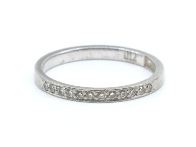 Ring Vitguld 18K Ø16,75 med diamanter