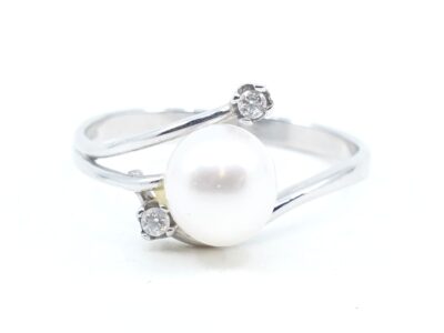 Ring Vitguld 18K Ø17,25