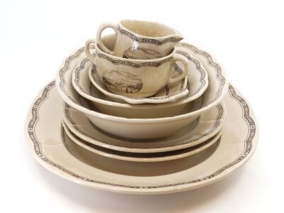 Servisdelar 8st Gustavsberg Norrland porslin