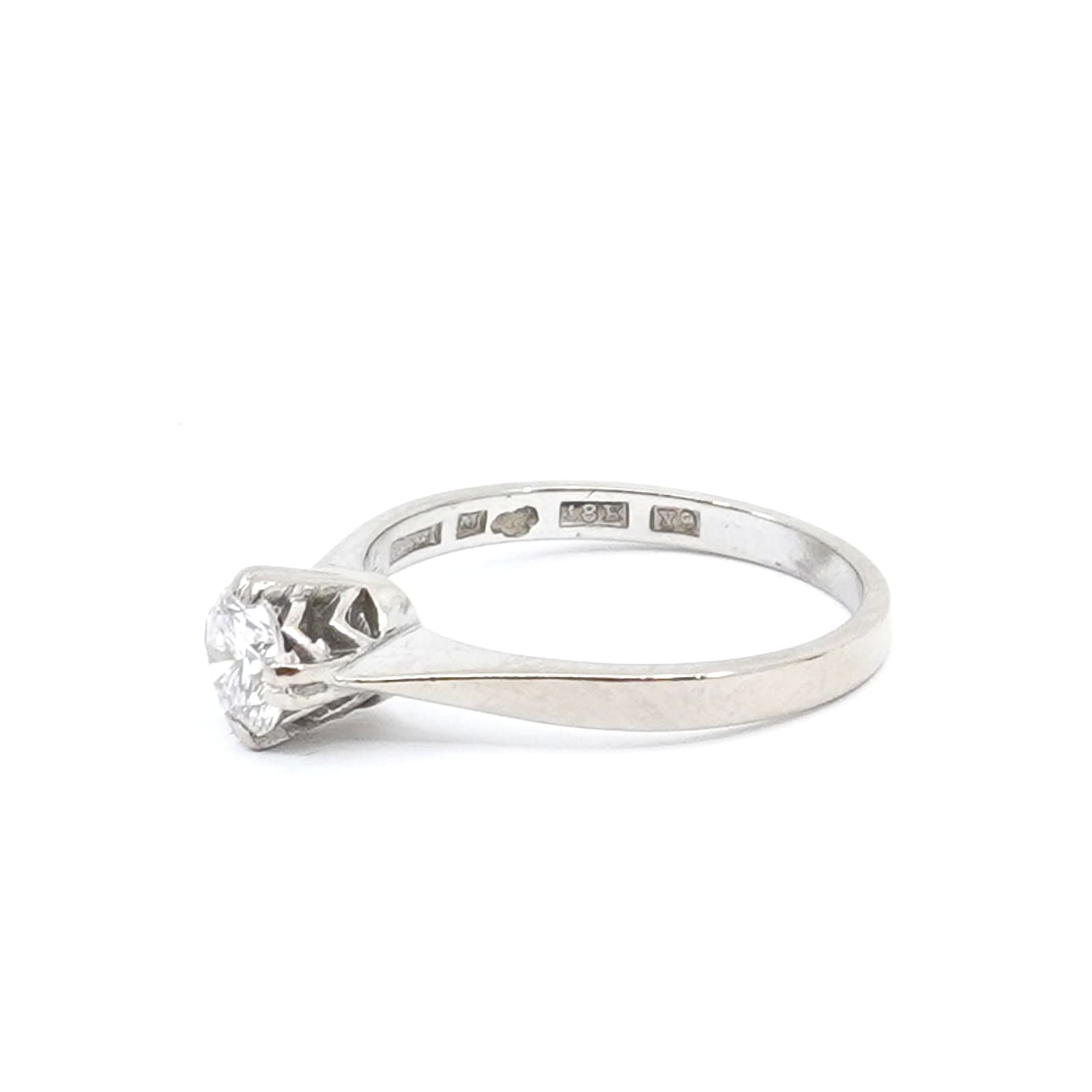 Ring Vitguld 18K 0,44ct