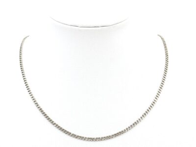 Halskedja Manglad Pansar Silver S925