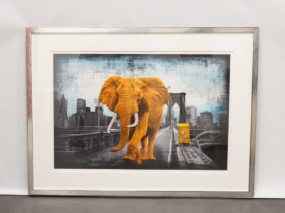 Litografi Lars Tunebo High in New York 2/30. Yttermått: 90x68cm.