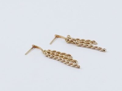 Örhängen Cordell 14K 1g Höjd 3,5mm Diameter 1,5mm, saknar stoppers