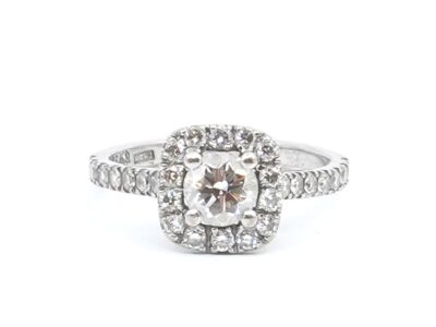 Ring Vitguld 18K dia 1xca0,50ct