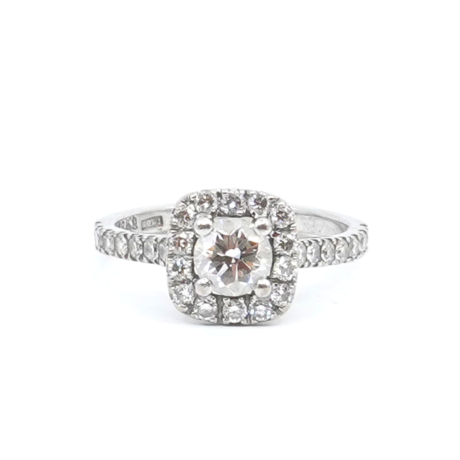 Ring Vitguld 18K dia 1xca0,50ct