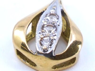 Hänge Tvåfärgat Guld 18K